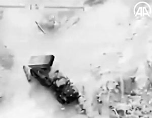 Турция опубликовала видео ударов по Сирии