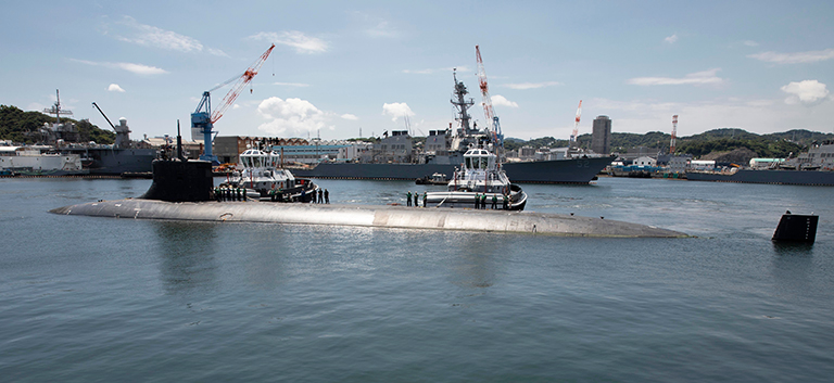 USS Connecticut ВМС США первой разбилась о «Великую песчаную стену» - Статьи - Армии и войны - Свободная Пресса